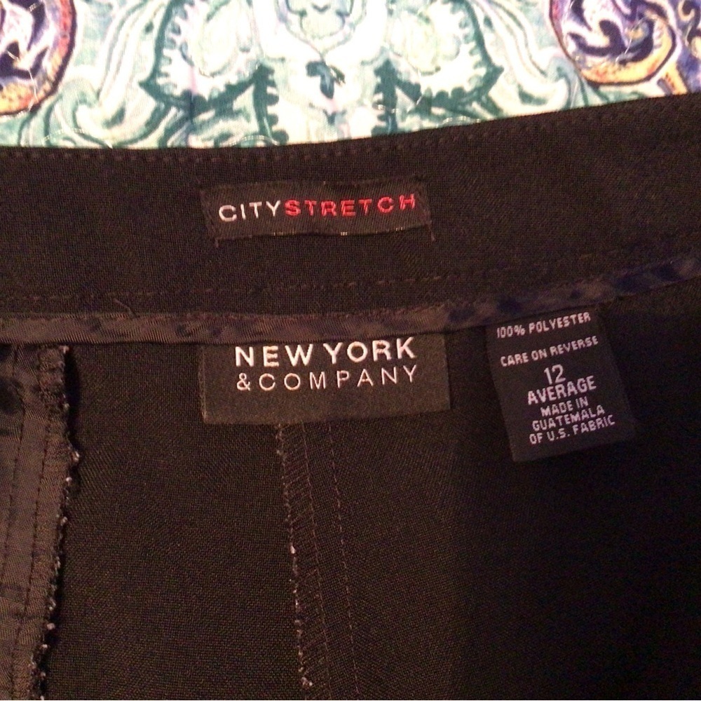 12 average NewYork & company Black dress pants. (0006) - Picture 5 of 5